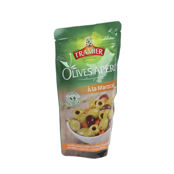 Image de Olives apéro à la marocaine TRAMIER, doypack de