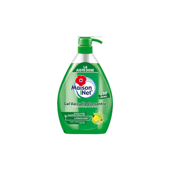 Image de Gel concentré vaisselle citron vert MAISON NET