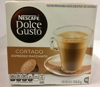 Image de Nescafé DOLCE GUSTO cortado espresso macchiato x16