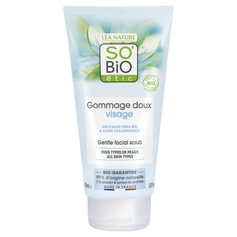 Image de Gommage visage doux quotidien hydra aloé vera SO BIO