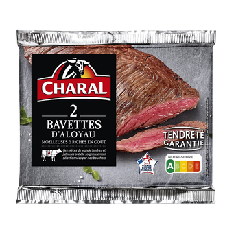 Image de Viande Bovine Bavette d'Aloyau *** à griller CHARAL - 2 pièces 260 g
