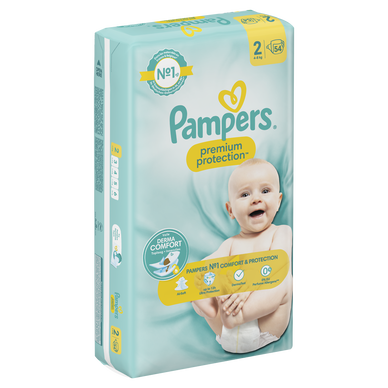 Pampers - 228 couches bébé Taille 0 procare premium protection