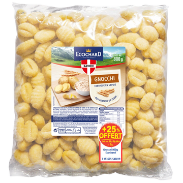 Ecochard Gnocchi Ecochard 800g + 25% Offert Soit 1kg