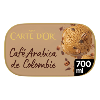 Image de Bac crème glacée au café Arabica de Colombie CARTE D'OR