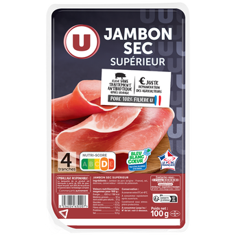 Image de U
Jambon sec supérieur - x4 tranches