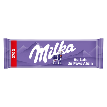Image de Chocolat au lait du Pays Alpin MILKA - Tablette de