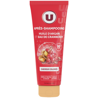Image de U
Après-shampooing Cheveux colorés, huile argan & eau de cranberry