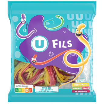 Image de U
Bonbons fils lisses gélifiés