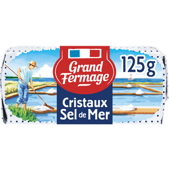 Image de Beurre aux cristaux de sel Noirmoutier GRAND FERMAGE, 80% de MG