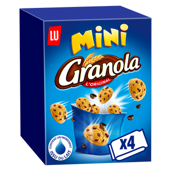Image de Biscuits mini cookies aux pépites de chocolat GRANOLA - Paquet de