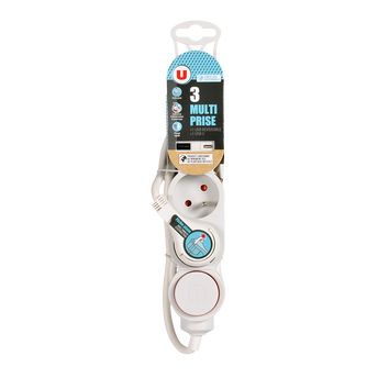 Image de U
Bloc 3 prises en plastique recyclé 16A fiche