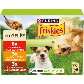 Image de FRISKIES aux Viandes et Légumes en Gelée boîte