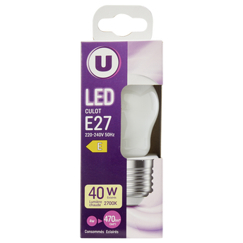 Image de U
Ampoule LED mini ronde 40w E27