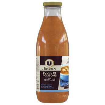 Image de U SAVEURS
Soupe de poissons à la bretonne , bocal de 1