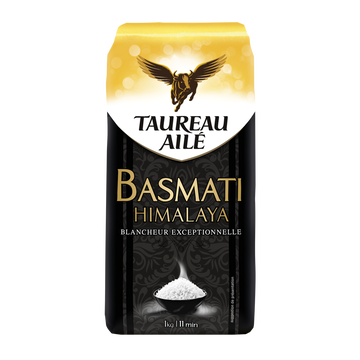 Taureau Ailé Taureau Aile Riz Basmati Himalaya Étui 1kg
