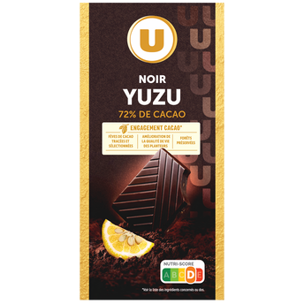 Image de U
Chocolat noir yuzu  Tablette de