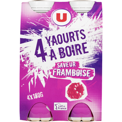 Promo Yaourt a boire sucre aromatise yop chez Super U