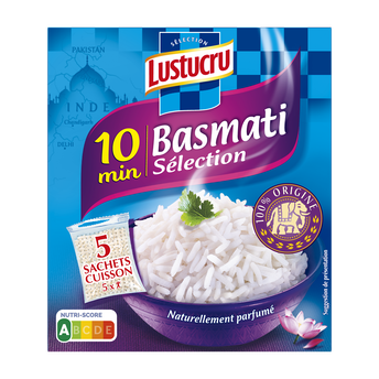 Image de Riz basmati LUSTUCRU sachets cuisson, 5X90g soit