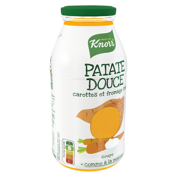 Knorr Soupe De Patate Douce Carotte Et Fromage Frais Knorr, 450ml