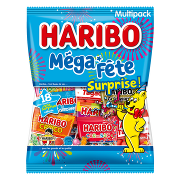 Haribo Bonbons Méga Fête Surprise Haribo, 800g