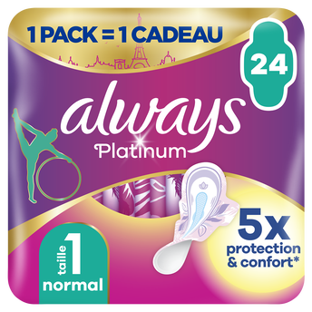 Image de Serviettes hygiéniques platinium