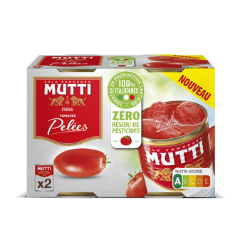 Image de Tomates pelées zéro résidu de pesticides MUTTI