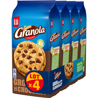 Image de Cookies extra chocolat GRANOLA - 4x184g