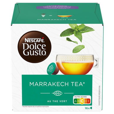Thé dosette NESCAFE Marrakech Tea - compatible DOLCE GUSTO - x16 83g -  Super U, Hyper U, U Express 