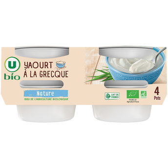 Image de U BIO
Yaourt à la grecque bio nature