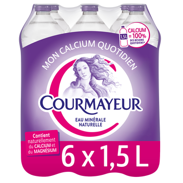 Courmayeur Eau Minérale Naturelle Courmayeur, 6x1,5l