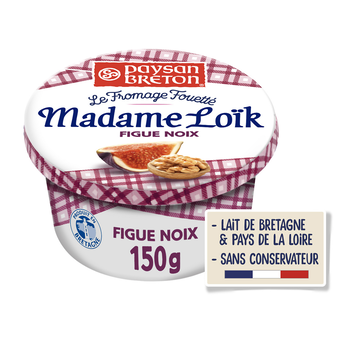 Image de Fromage à tartiner Noix et Figue fouetté MADAME LOIK