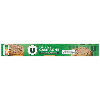Image de U
Pâté de campagne pur porc qualité supérieure  3x1/10