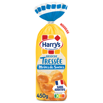 Image de Brioche Tressée allégée en sucres HARRYS