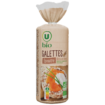 Image de U BIO
Galettes à base d'épeautre