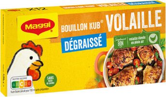 Image de Bouillon volaille dégraissé MAGGI x12 tablettes