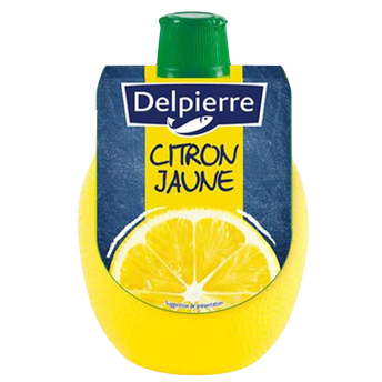Image de Jus de citron jaune pasteurisé à base de concentré DELPIERRE 20CL