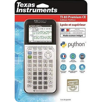 Image de Calculatrice graphique TI-83 Premium CE Python - TEXAS