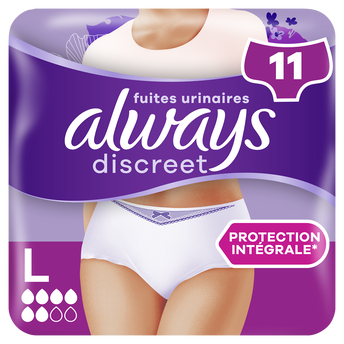 Image de Culottes pour fuites urinaires 5 drops ALWAYS DISCREET L