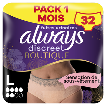 Image de Culottes pour fuites urinaires 6 drops ALWAYS DISCREET L
