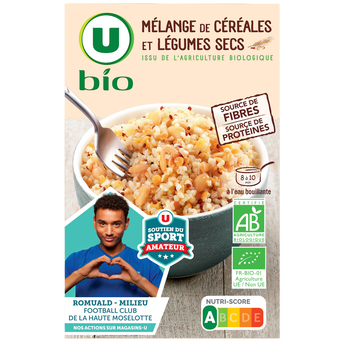 Image de U BIO
Mélange de céréales et légumes secs étui de