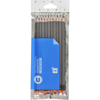 Image de U
Crayon de papier HB avec bout gomme pack de