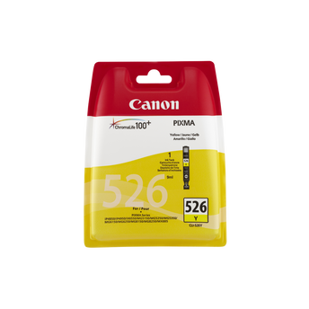 Image de Cartouche d'encre CANON pour imprimante, CLI 526 jaune, sous blister