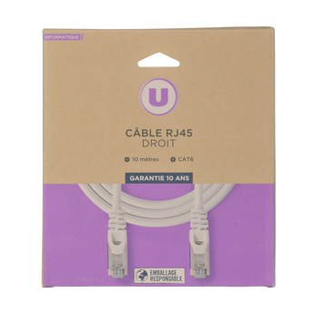 Image de U
Cable RJ45 droit cat6