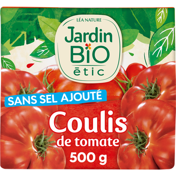 Image de Coulis de tomate bio JARDIN