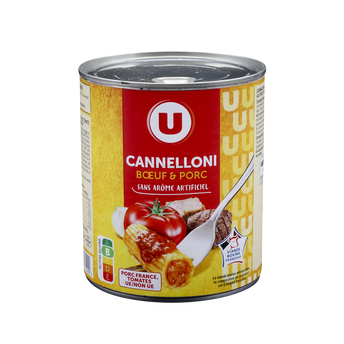Image de U
Cannelloni porc boeuf VBF, boîte