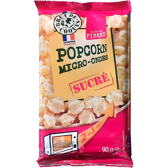 Image de Pop corn sucré, sachet micro-ondable
