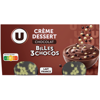 Image de U
Crème dessert au chocolat et billes au chocolat