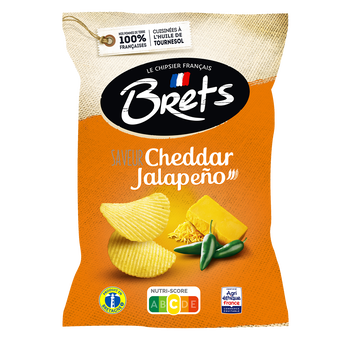 Image de Chips Saveur Cheddar Jalapeno BRETS