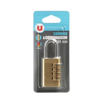 Image de U
Cadenas en laiton - 30mm - combinaison - sous