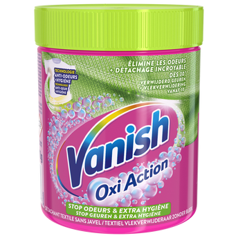 Image de Détachant textile oxi action stop odeurs en poudre VANISH, pot de